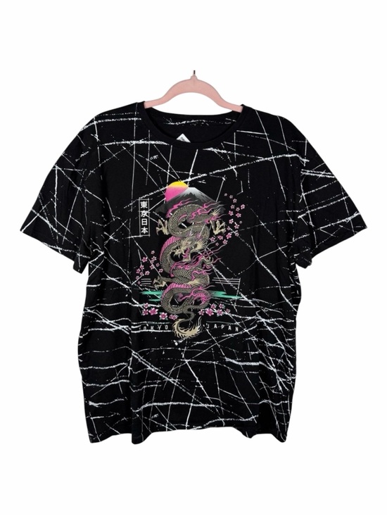 Original Gravity Other - Original Gravity NWOT Black Graphic Short Sleeve T-Shirt Japanese Dragon Size XL